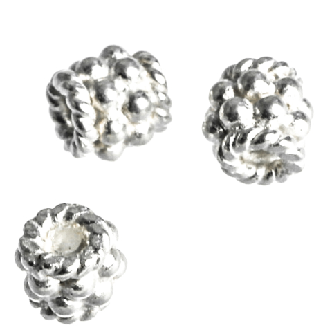 Distantiere, argint 925, lungime 4 mm, diametrul 4 mm [1]