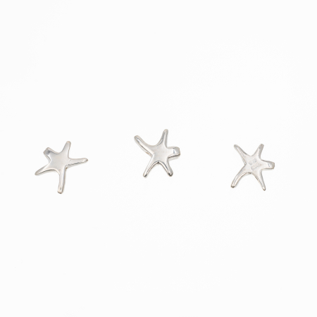 Distantiere steluta, argint 925, grosime 2 mm, diametrul 9 mm [2]
