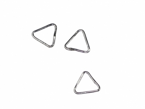 Accesorii argint - Distantiere triunghiulare argint 925 L 9 mm