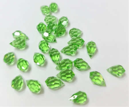 Cristale Preciosa - Drop Cristal PreciosaÂ® 6x10 peridot
