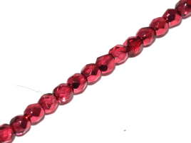 Fire polished 3 mm Crystal Pomegranate Metallic Ice [1]