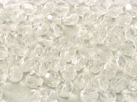 Fire polished 6 mm Crystal