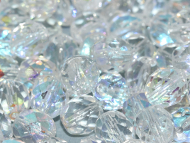 Margele Cehia - Fire Polished 8 mm Crystal AB