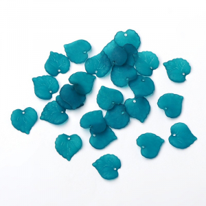 Frunze din acrilic transparent turcuaz frosted [1]