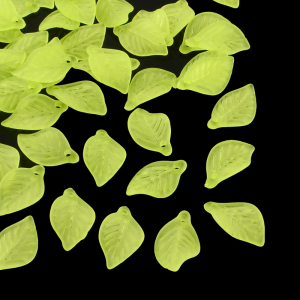 Accesorii diverse - Frunze din acrilic verde lime