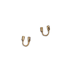 Inchizatori, terminatii lant - Gardian protectie fire 0.5mm alama placata aur 24K
