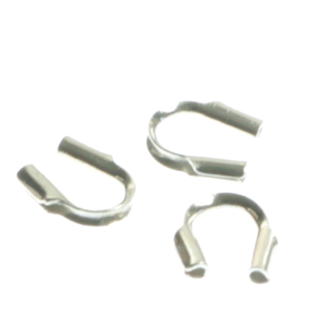Inchizatori si terminatii lant - Gardieni, argint 925 rodiat, lungime 4.5 mm, grosime 1 mm