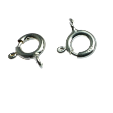 Accesorii argint - Inchizatoare, argint 925, grosime 1.5 mm, diametrul 7 mm