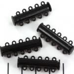 Accesorii metale comune - Inchizatore 5 siruri cu magnet culoarea neagra