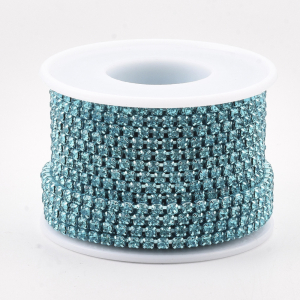 Lant cu stras rhinestone acvamarin [2]