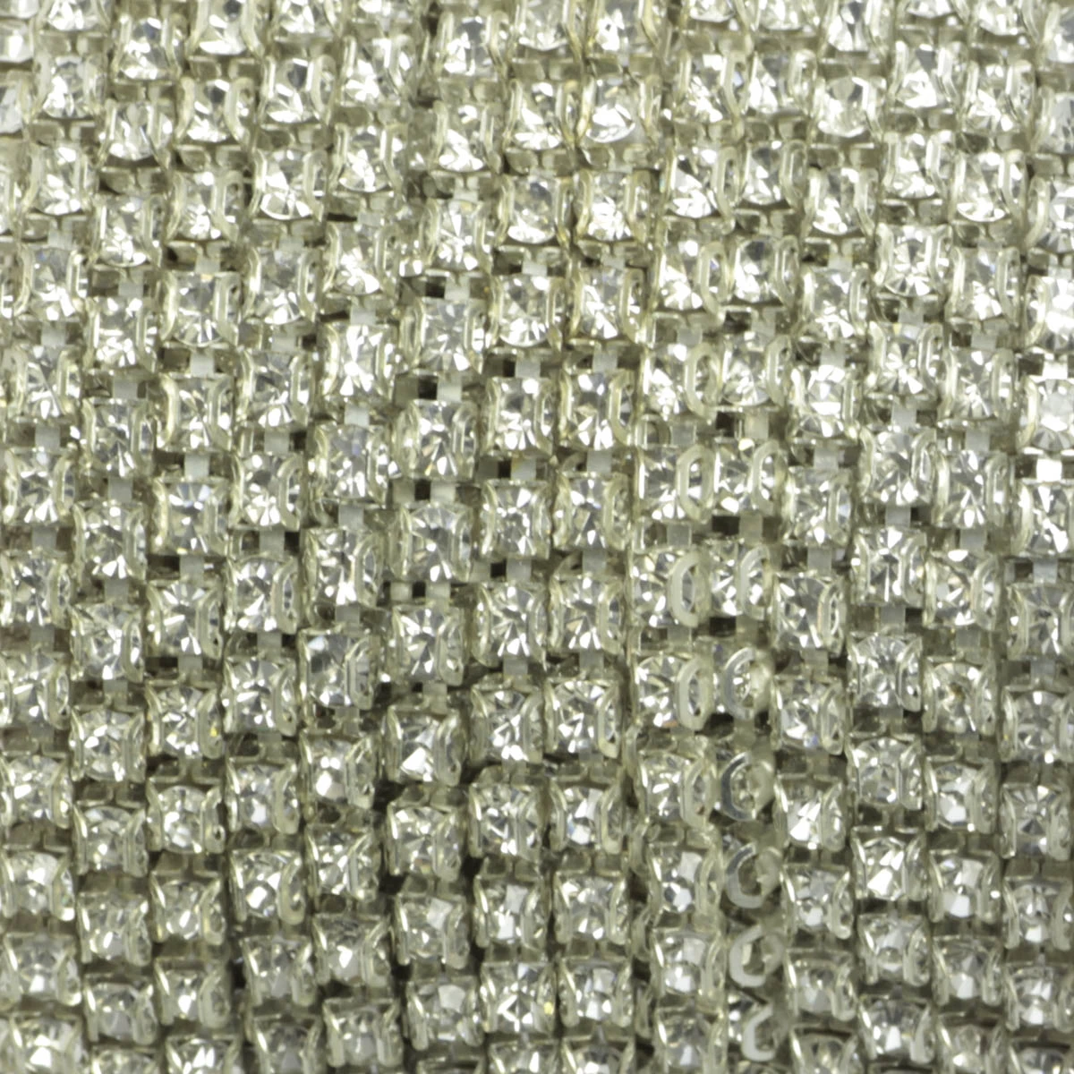 Lanturi - Lant cu stras rhinestone alb cristal