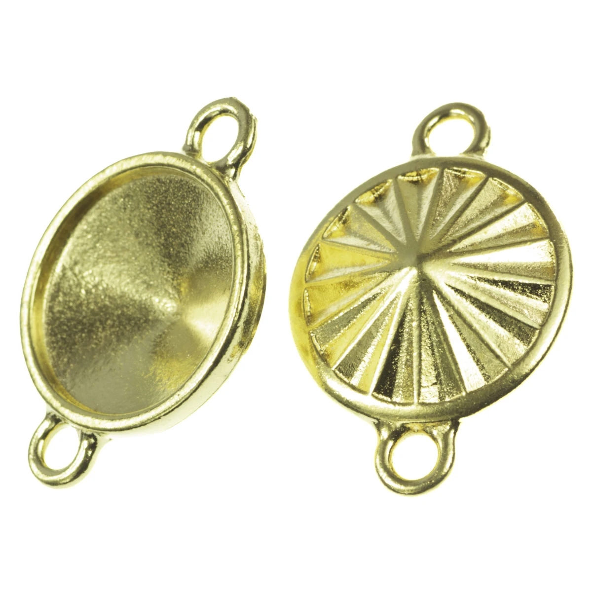 Conectori, link-uri si tuburi - Link, aliaj placat cu aur, D 11 mm