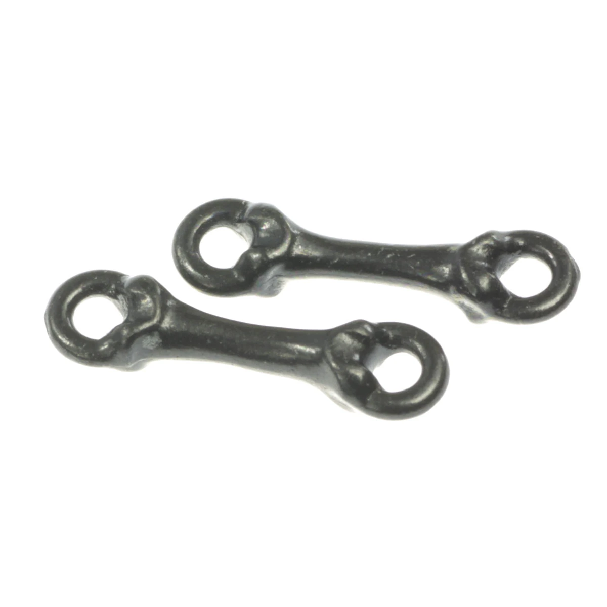 Conectori, link-uri si tuburi - Link, negru, L 18 mm, gros. 2 mm, orif. 2 mm