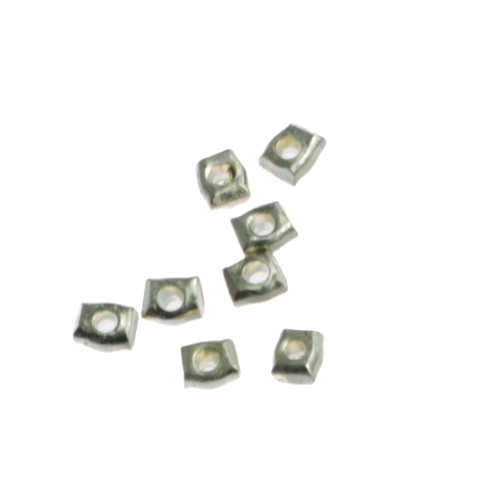 Distantiere argint - Distantier argint forma neregulata, argint 925, diametrul 3 mm