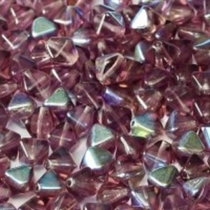 Margele Cehia - Margele biconice 6 mm Amethyst AB