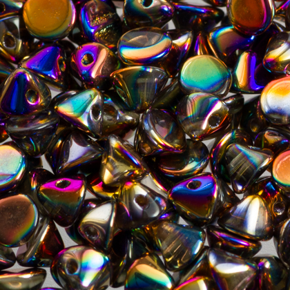 Margele cehesti Button - Margele cehesti Button 4 mm Crystal Full Sliperit