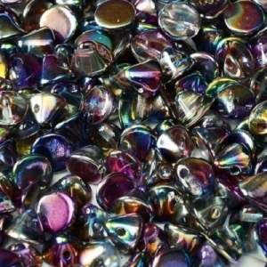 Margele Cehia - Margele cehesti Button 4 mm Crystal Margintic Blue