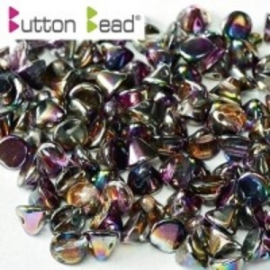 Margele Cehia - Margele cehesti Button 4 mm Crystal Margintic Purple