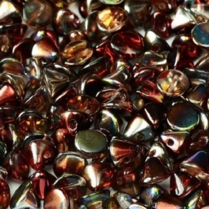 Margele Cehia - Margele cehesti Button 4 mm Crystal Margintic Wine