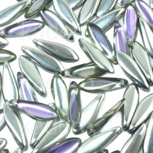 Margele Cehia - Margele cehesti Dagger 16x5 mm Crystal Vitrail Light