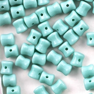 Margele Cehia - Margele cehesti Diabolo 4x6 mm Jade
