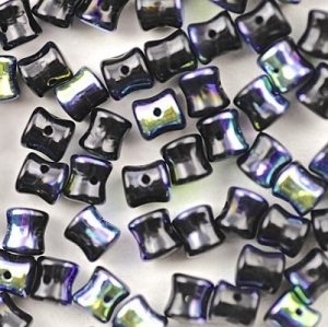 Margele Cehia - Margele cehesti Diabolo 4x6 mm Jet AB