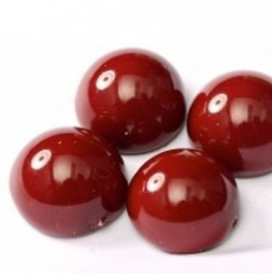Margele Cehia - Margele cehesti Dome 10x6 mm Cranberry