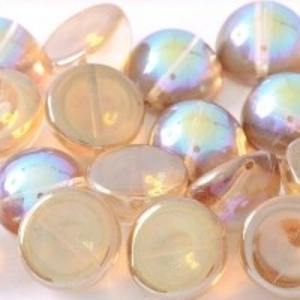 Margele Cehia - Margele cehesti Dome 10x6 mm Crystal Brown Rainbow