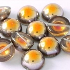 Margele Cehia - Margele cehesti Dome 10x6 mm Crystal Santander