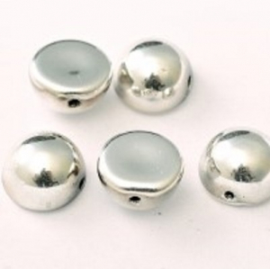 Margele Cehia - Margele cehesti Dome 10x6 mm Jet Labrador Full