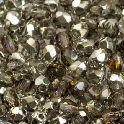 Fire Polish - Fire polished 3 mm Crystal 29634