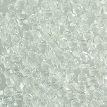 Fire Polish - Margele cehesti Fire Polished 3 mm Crystal AB