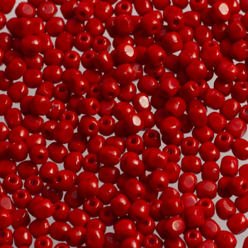 Fire Polish - Margele cehesti Fire Polished 3 mm Opac Red
