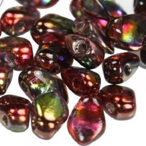 Margele Cehia - Margele cehesti Gekko 3x5 mm Crystal margintic wine