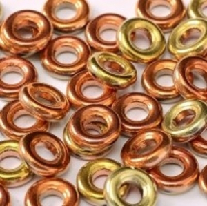 Margele Cehia - Margele cehesti Inele 9 mm Jet California Gold Rush
