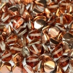 Margele Cehia - Margele cehesti Pinch 7 mm Crystal sunset