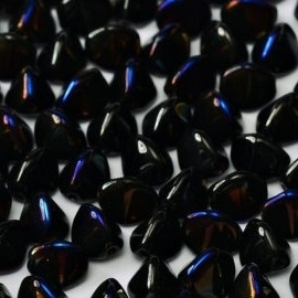 Margele Cehia - Margele cehesti Pinch 7 mm Jet azuro