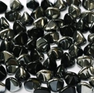 Margele Cehia - Margele cehesti Pinch 7 mm Jet Chrome