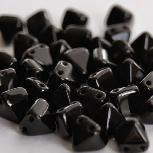 Margele Cehia - Margele cehesti Piramida 6x6 mm Jet