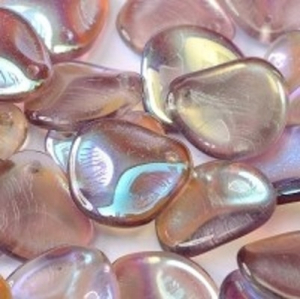Margele Cehia - Margele cehesti Rose petal 14x13 mm Light amethyst AB