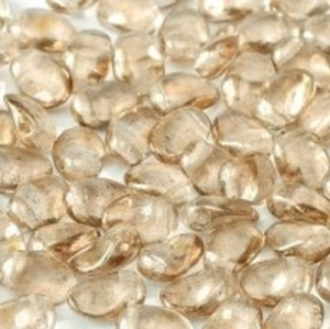 Margele Cehia - Margele cehesti Tulip petal 6x8 mm Crystal GT Champargintne