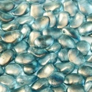 Margele Cehia - Margele cehesti Tulip petal 6x8 mm Crystal GT Shadows
