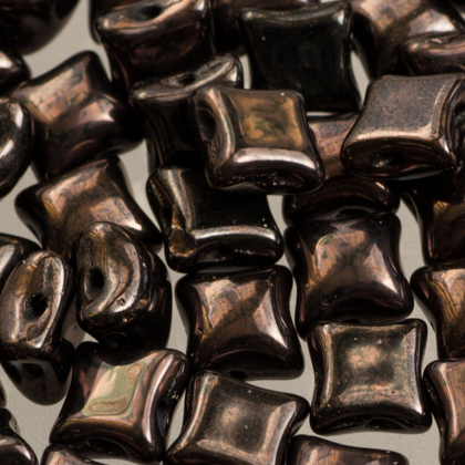 Margele cehesti diverse forme - Margele cehesti WibeduoÂ® 8 x 8 mm Jet Copper