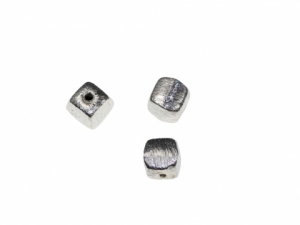 Accesorii argint - Margele decorative cub argint 925 L 4 mm