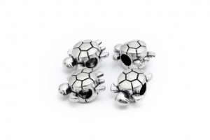 Accesorii metale comune - Margele metalice broscuta 10 mm