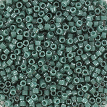 Margele Miyuki - Margele Miyuki Delica 11/0 duracoat opaque dyed forest green DB-2358