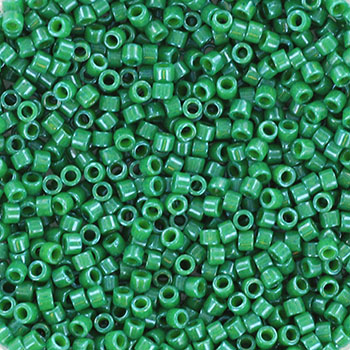 Margele Miyuki - Margele Miyuki Delica 11/0 opaque dyed green  DB-656