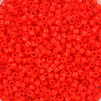 Margele Miyuki - Margele Miyuki delica 11/0 opaque vermillion red  DB-727