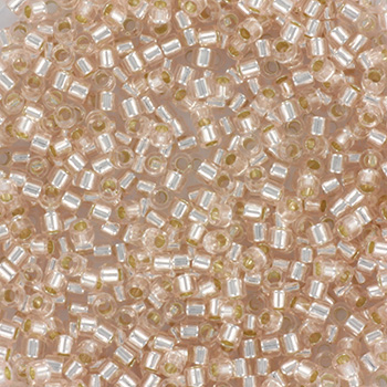 Margele Miyuki - Margele Miyuki delica 11/0 silverlined pink mist  DB-1203
