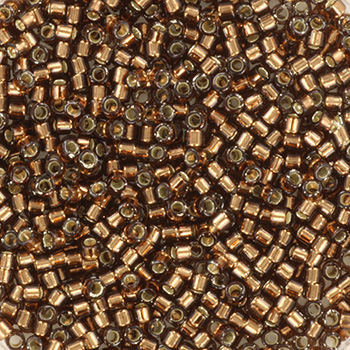 Margele Miyuki - Margele Miyuki delica 11/0 silverlined root beer DB-150